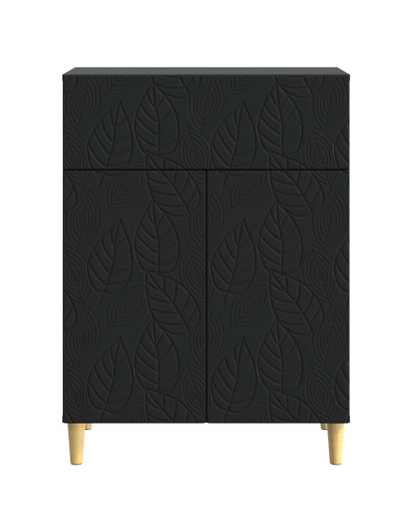 Credenza Nero 66 x 34,5 x 90 cm Legno ingegnerizzato