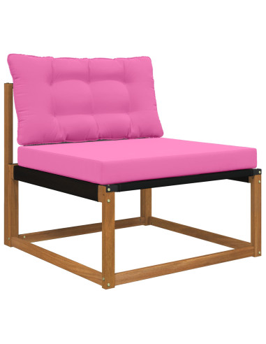 Cuscino per divano da esterno 2 pcs Rosa Poliestere