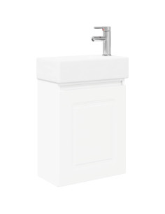 Mobile bagno con rubinetto Bianco 45,5 x 22,5 x 84 cm 2
