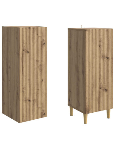 Set di armadi 2 pcs 33 x 34,5 x 90 cm Legno ingegnerizzato