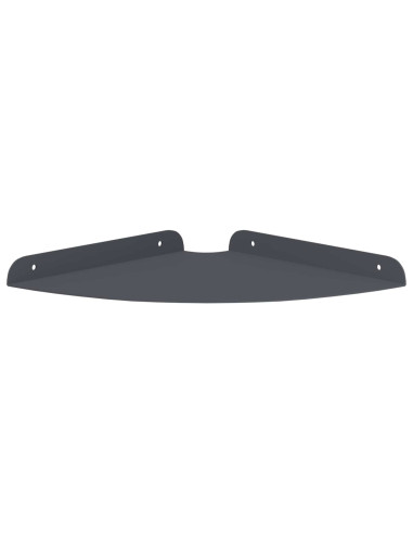 Mensola sospesa 4 pcs Antracite 24 x 24 x 2,3 cm