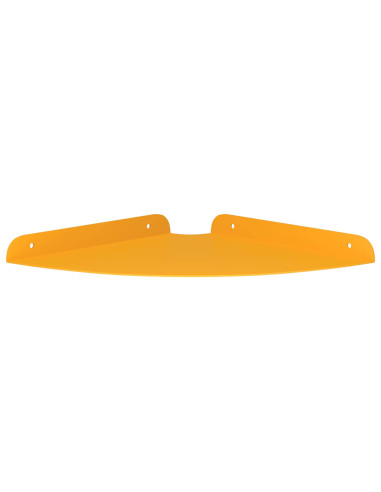 Mensola sospesa 2 pcs Giallo senape 24 x 24 x 2 cm