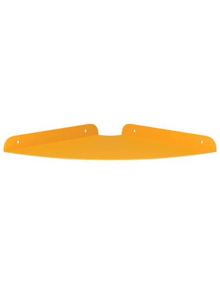 Mensola sospesa 4 pcs Giallo senape 24 x 24 x 2 cm