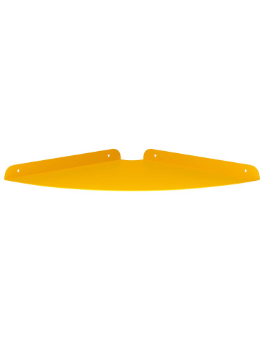 Mensola sospesa 2 pcs Giallo senape 30 x 30 x 2 cm