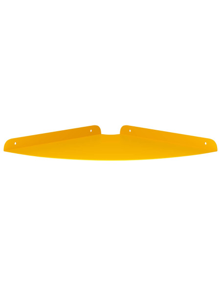 Mensola sospesa 2 pcs Giallo senape 30 x 30 x 2 cm