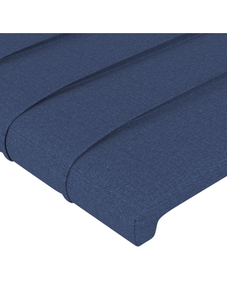 Giroletto senza Materasso Blu 80x200 cm in Tessuto