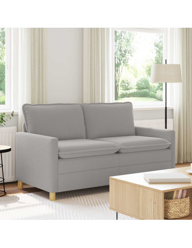 Divano Grigio Chiaro 156 x 81 x 87,5 cm Tessuto