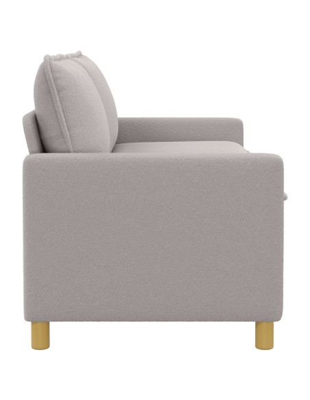 Divano Grigio Chiaro 156 x 81 x 87,5 cm Tessuto