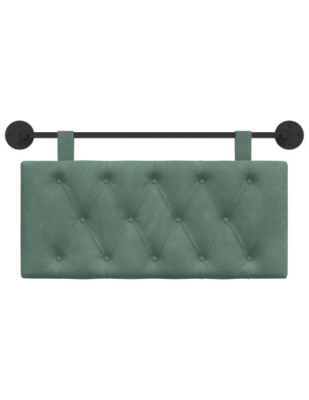 Testata appesa Verde Mare 90 x 55 x 7 cm Velluto