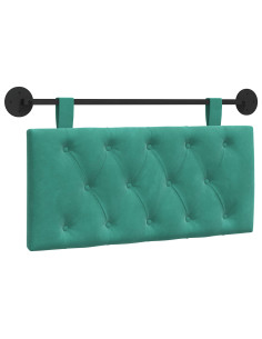 Testata appesa Turchese 100 x 55 x 7 cm Velluto 2