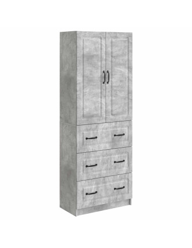 Set di armadi 2 pcs Grigio Cemento 66 x 34,5 x 87 cm