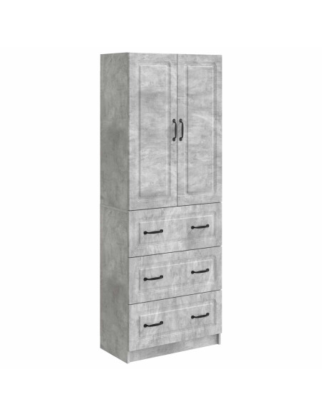 Set di armadi 2 pcs Grigio Cemento 66 x 34,5 x 87 cm