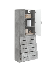 Set di armadi 2 pcs Grigio Cemento 66 x 34,5 x 87 cm 2