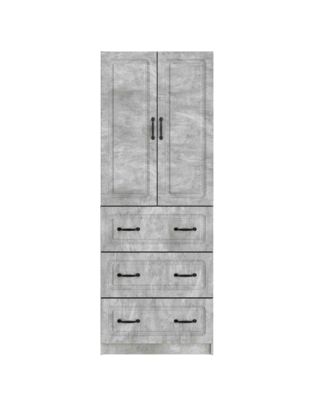 Set di armadi 2 pcs Grigio Cemento 66 x 34,5 x 87 cm