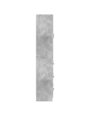 Set di armadi 2 pcs Grigio Cemento 66 x 34,5 x 87 cm