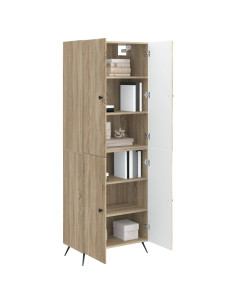 Set di armadi 2 pcs Rovere Sonoma Legno ingegnerizzato 2