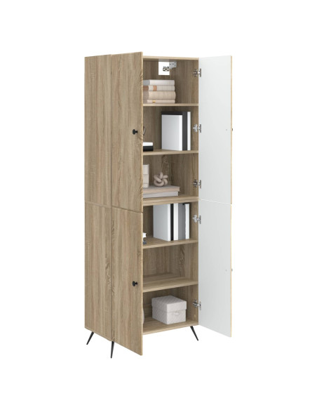 Set di armadi 2 pcs Rovere Sonoma Legno ingegnerizzato