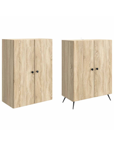 Set di armadi 2 pcs Rovere Sonoma Legno ingegnerizzato