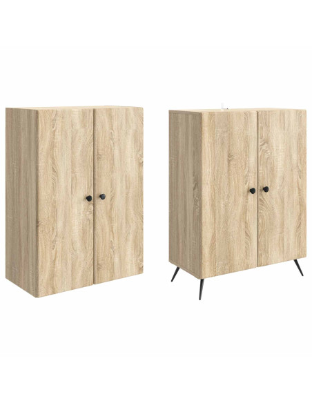 Set di armadi 2 pcs Rovere Sonoma Legno ingegnerizzato