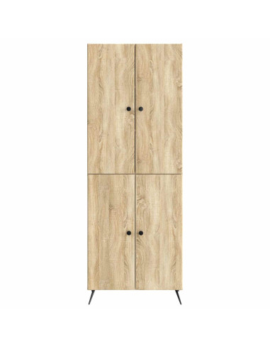 Set di armadi 2 pcs Rovere Sonoma Legno ingegnerizzato