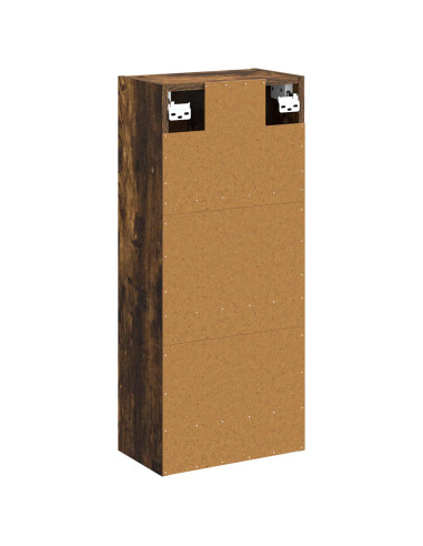 Mobile lavabo da parete Rovere Fumo 35 x 20 x 81 cm