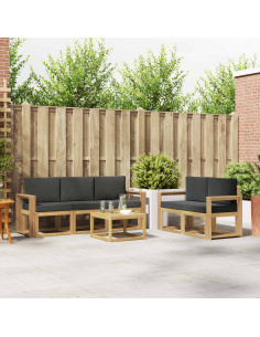 Set di divani da esterno 6 pcs