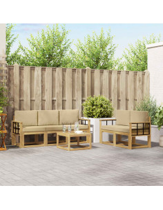 Set di divani da esterno 6 pcs