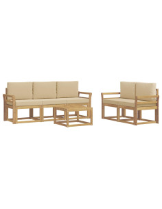 Set di divani da esterno 6 pcs 2