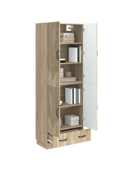 Set di armadi 2 pcs Rovere Sonoma Legno ingegnerizzato