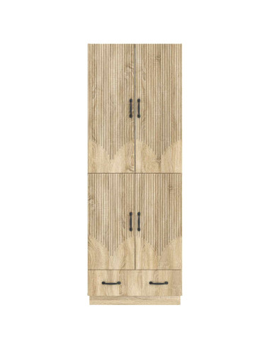 Set di armadi 2 pcs Rovere Sonoma Legno ingegnerizzato