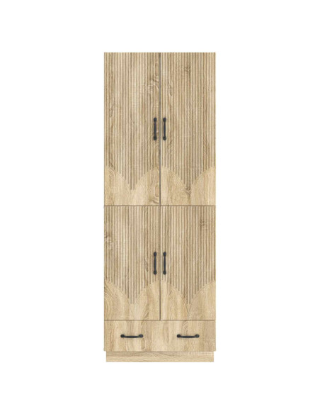 Set di armadi 2 pcs Rovere Sonoma Legno ingegnerizzato