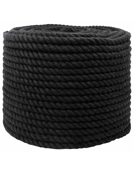 Corda Nero 1 x 1 x 2500 cm Cotone