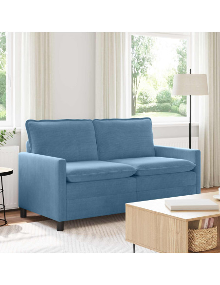 Divano Blu 156 x 81 x 87,5 cm Tessuto