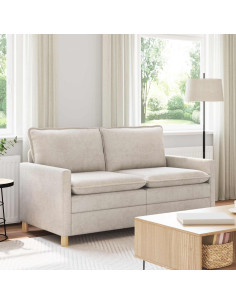 Divano Crema 156 x 81 x 87,5 cm Poliestere