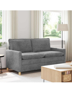 Divano Grigio Chiaro 156 x 81 x 87,5 cm Poliestere