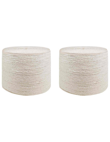 Spago in juta 2 pcs 2 Bianco 100% juta Tossa