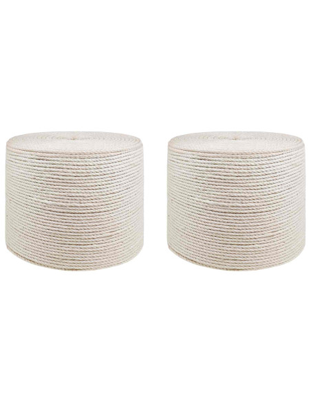 Spago in juta 2 pcs 2 Bianco 100% juta Tossa