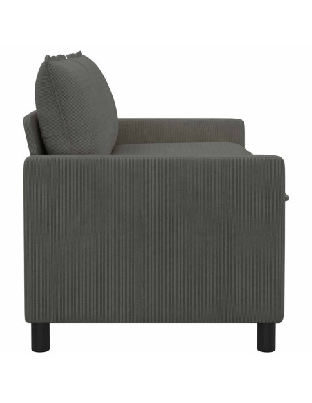 Divano Grigio Scuro 156 x 81 x 87,5 cm Tessuto