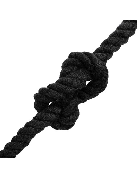 Corda Nero 1,4 x 1,4 x 2500 cm Cotone