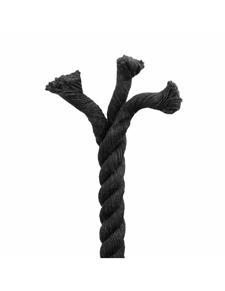 Corda Nero 1,6 x 1,6 x 10000 cm Cotone