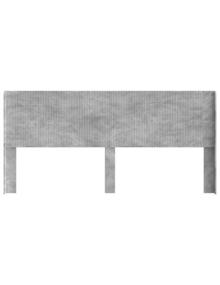 Testiera Letto Grigio Cemento Legno ingegnerizzato