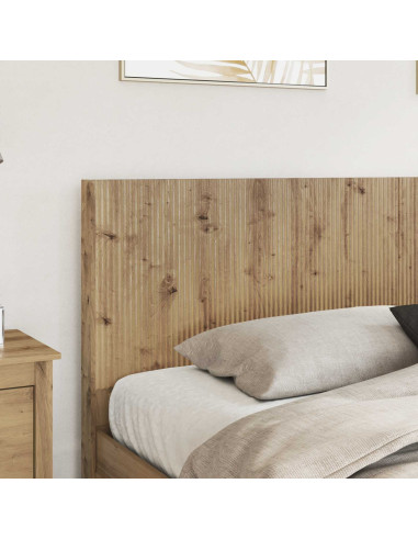 Testiera Letto Rovere Artigianale Legno ingegnerizzato