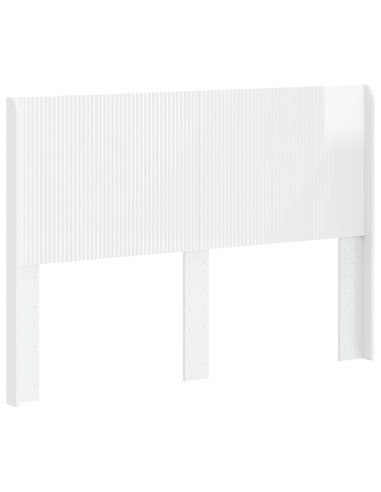 Testiera Letto Bianco Lucido Legno ingegnerizzato