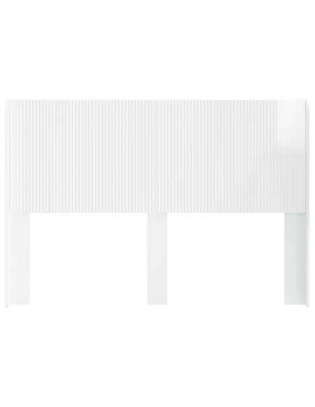Testiera Letto Bianco Lucido Legno ingegnerizzato