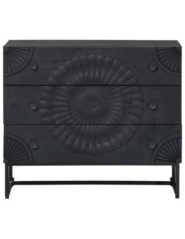 Mobile con Cassetti con cassetto Nero 75 x 30 x 65 cm