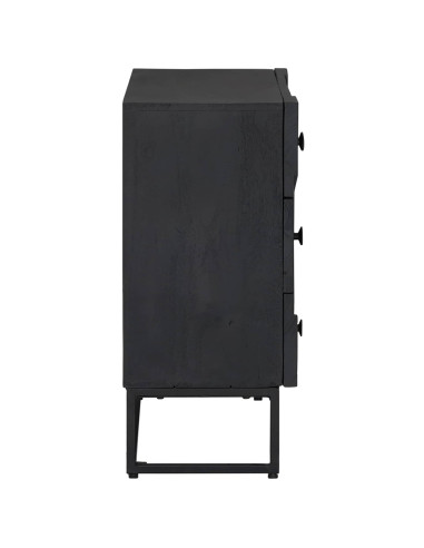 Mobile con Cassetti con cassetto Nero 75 x 30 x 65 cm
