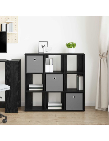 Credenza con cassetto Rovere Nero 88,5 x 29 x 84,5 cm