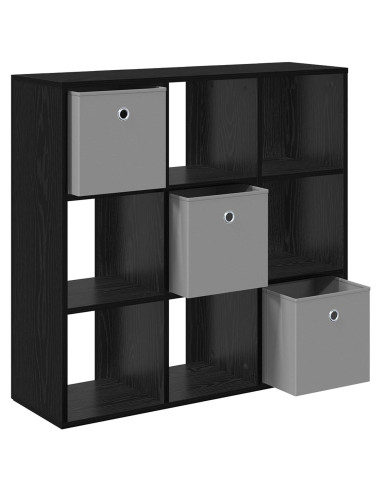 Credenza con cassetto Rovere Nero 88,5 x 29 x 84,5 cm