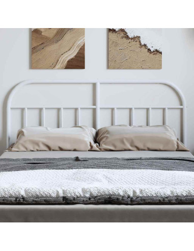 Testiera in Metallo Bianco 150 cm