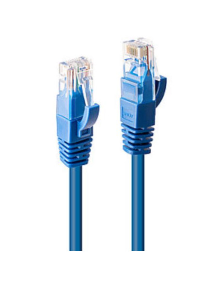 CAVO DI RETE CAT.6 U UTP BLU 1M